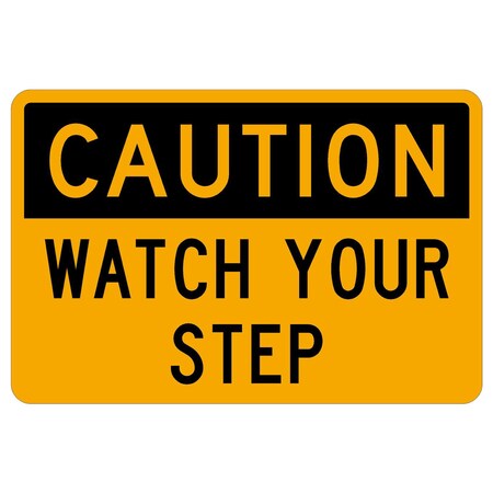 Sign Solutions Usa 12 in Height, 18 in Width, Aluminum, Horizontal Rectangle DCS08DYE1812CUS00121